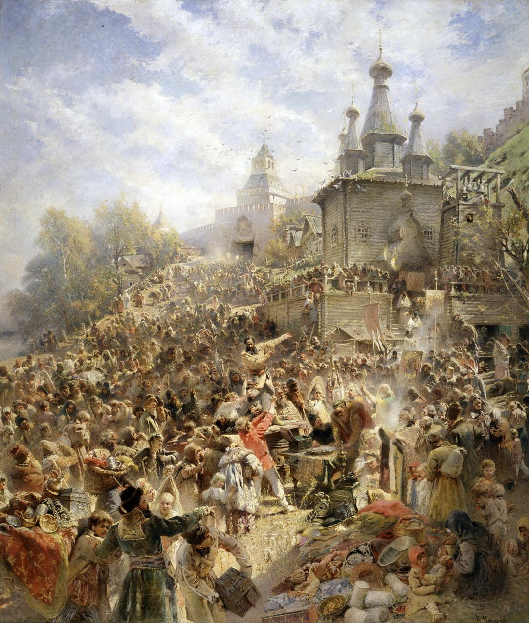 Apelacja Minin autorstwa Konstantin Makovsky