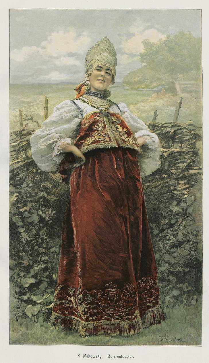 Córka Boyara autorstwa Konstantin Makovsky