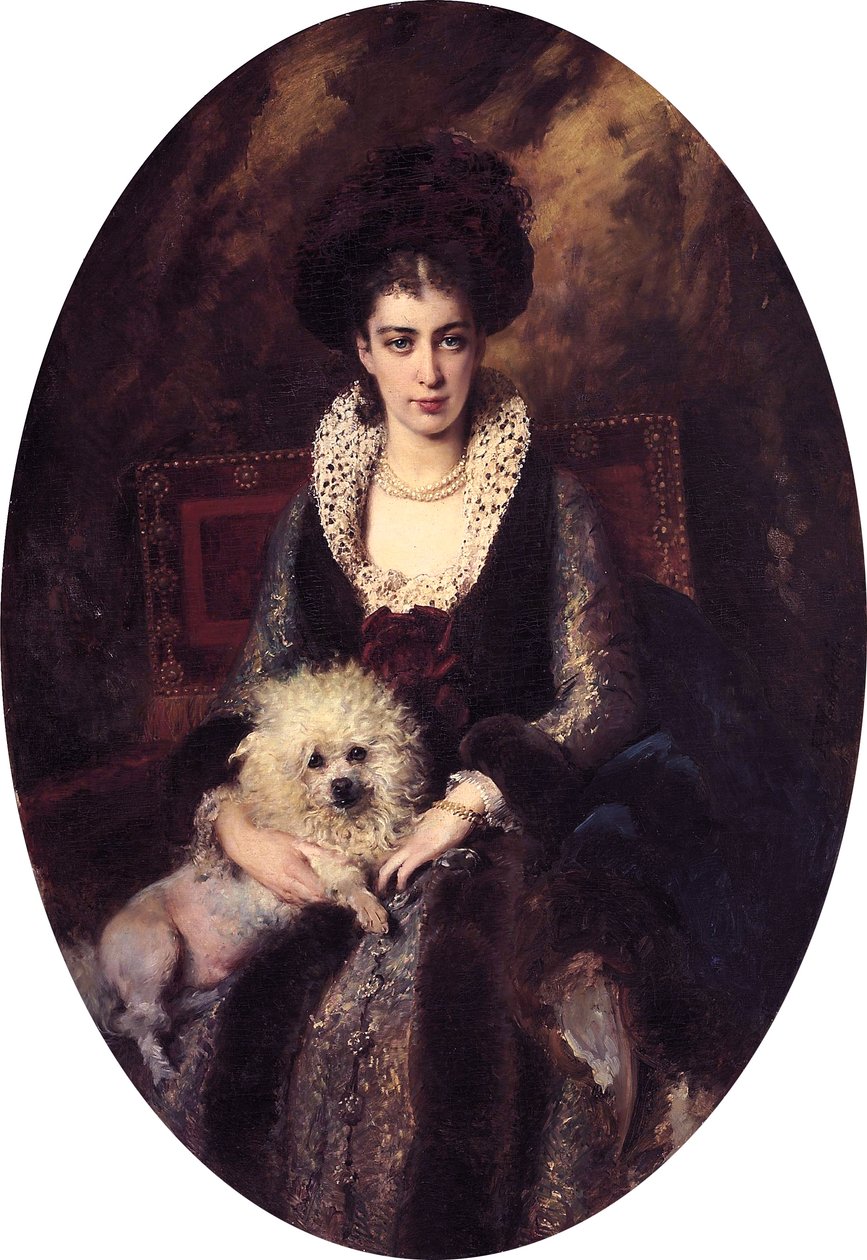 Maria Aleksiejewna Makowska autorstwa Konstantina Makowskiego (1839-1915) autorstwa Konstantin Makovsky