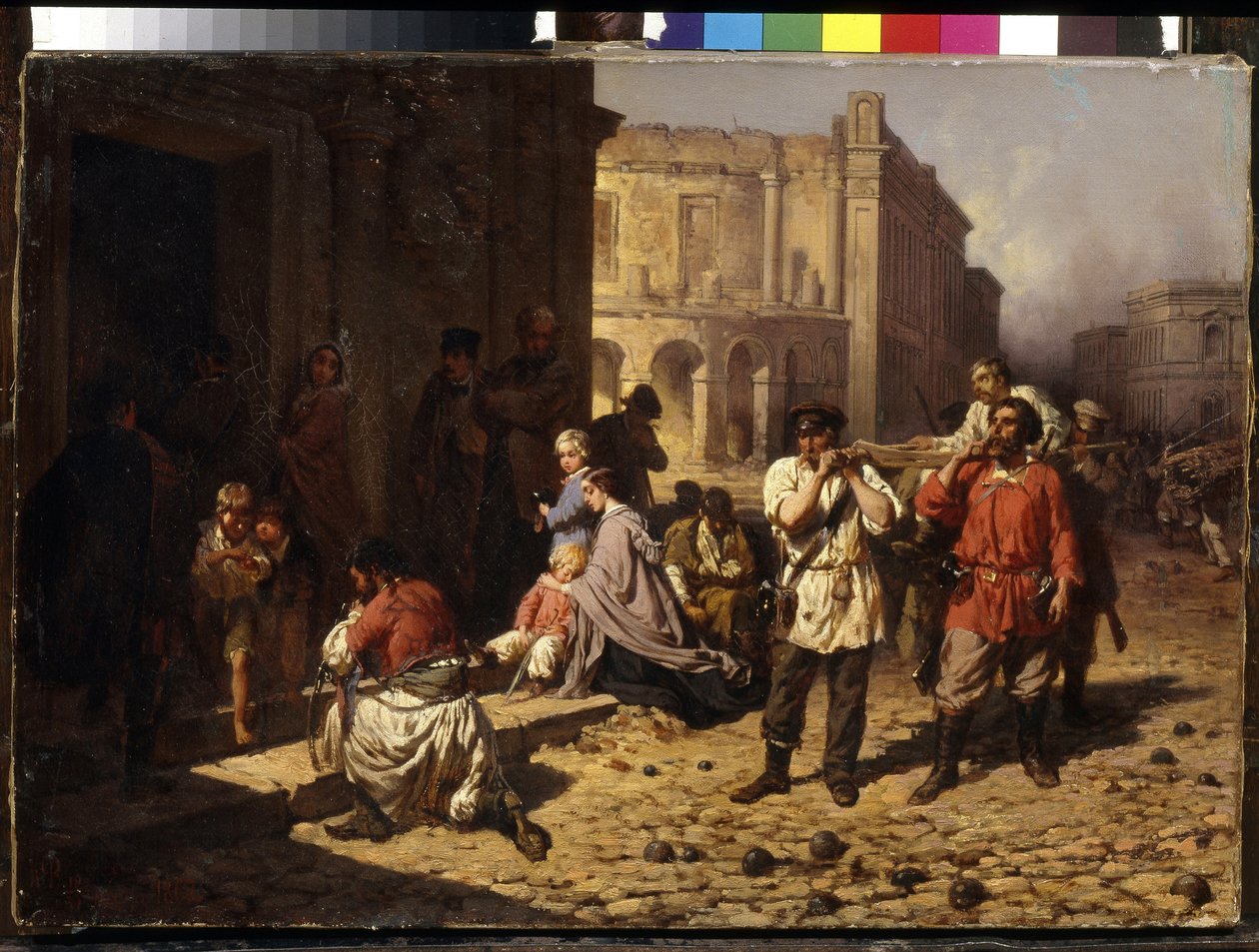 Oblężenie Sewastopola w 1854 r autorstwa Konstantin Nikolaevich Filippov