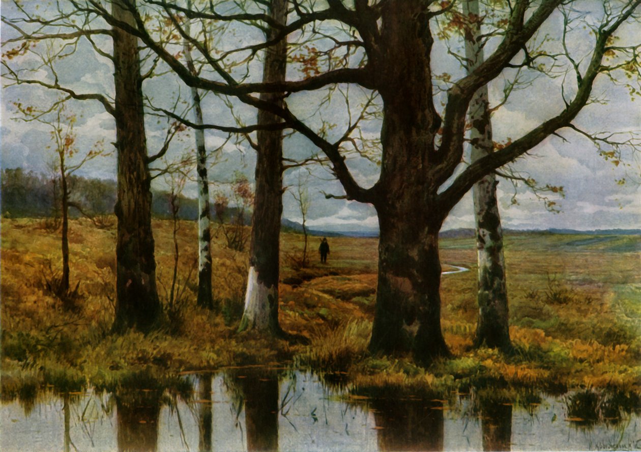 Pejzaż jesienny, ok. 1908, 1965. autorstwa Konstantin Yakovlevich Kryzhitsky