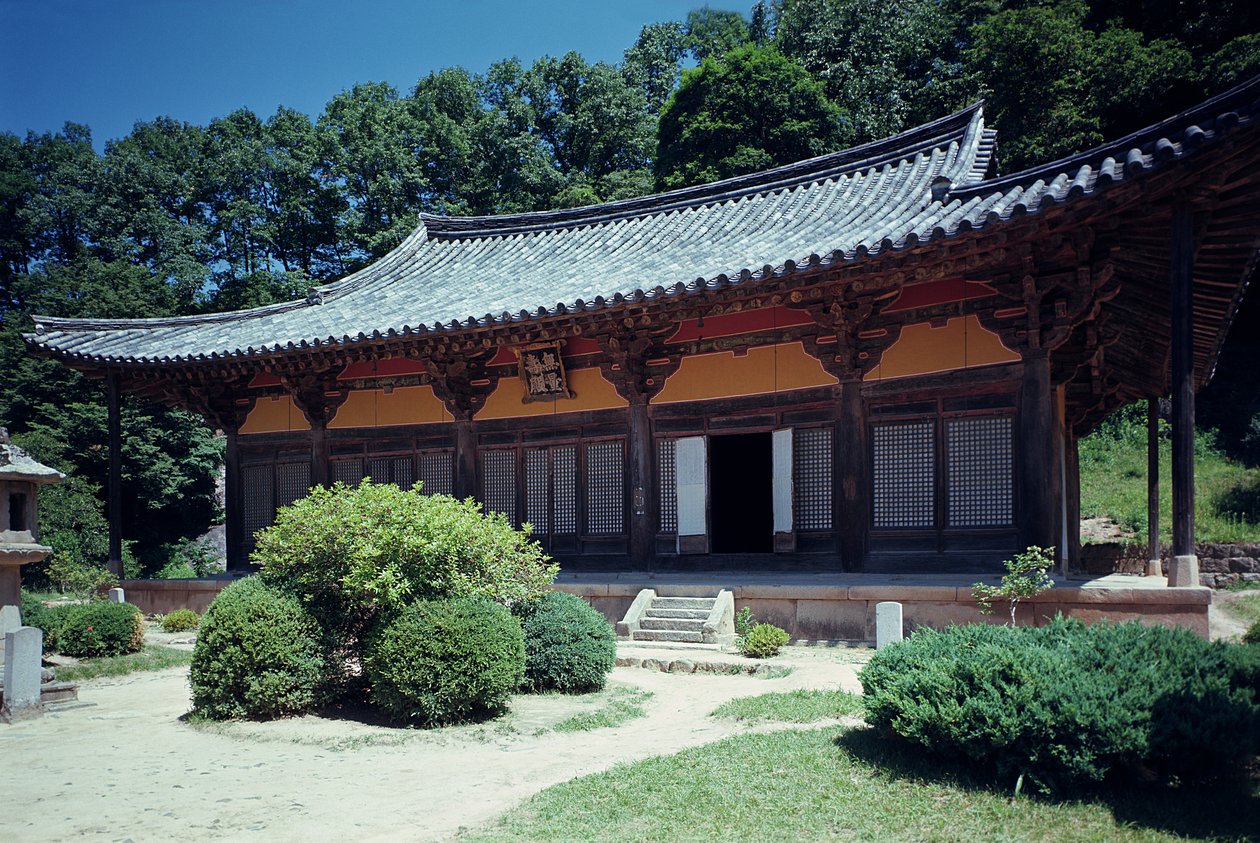 Świątynia Pusoka, odbudowana 1358 autorstwa Korean School
