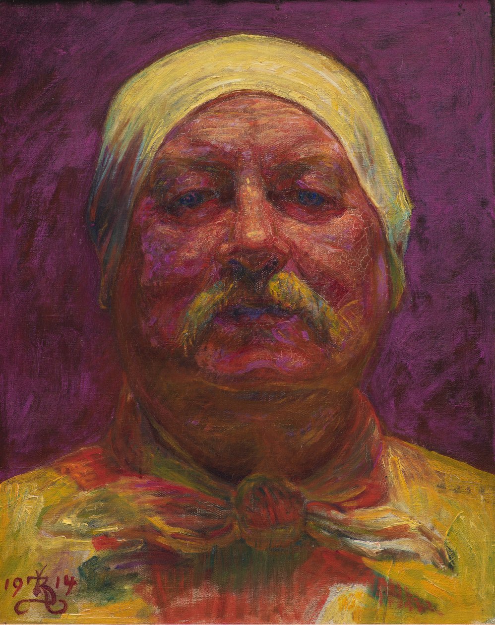 Autoportret autorstwa Lamplight autorstwa Kristian Zahrtmann