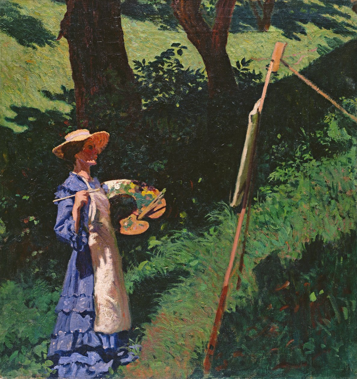 Artystka autorstwa Károly Ferenczy