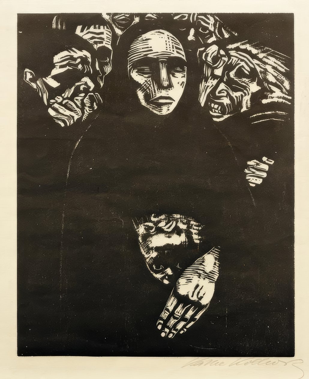 K. Kollwitz, Lud autorstwa Käthe Kollwitz