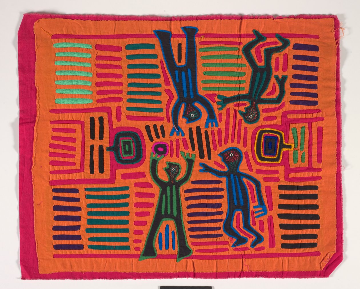 Panel koszuli (mola) (bawełna z aplikacjami) autorstwa Kuna Indian Culture