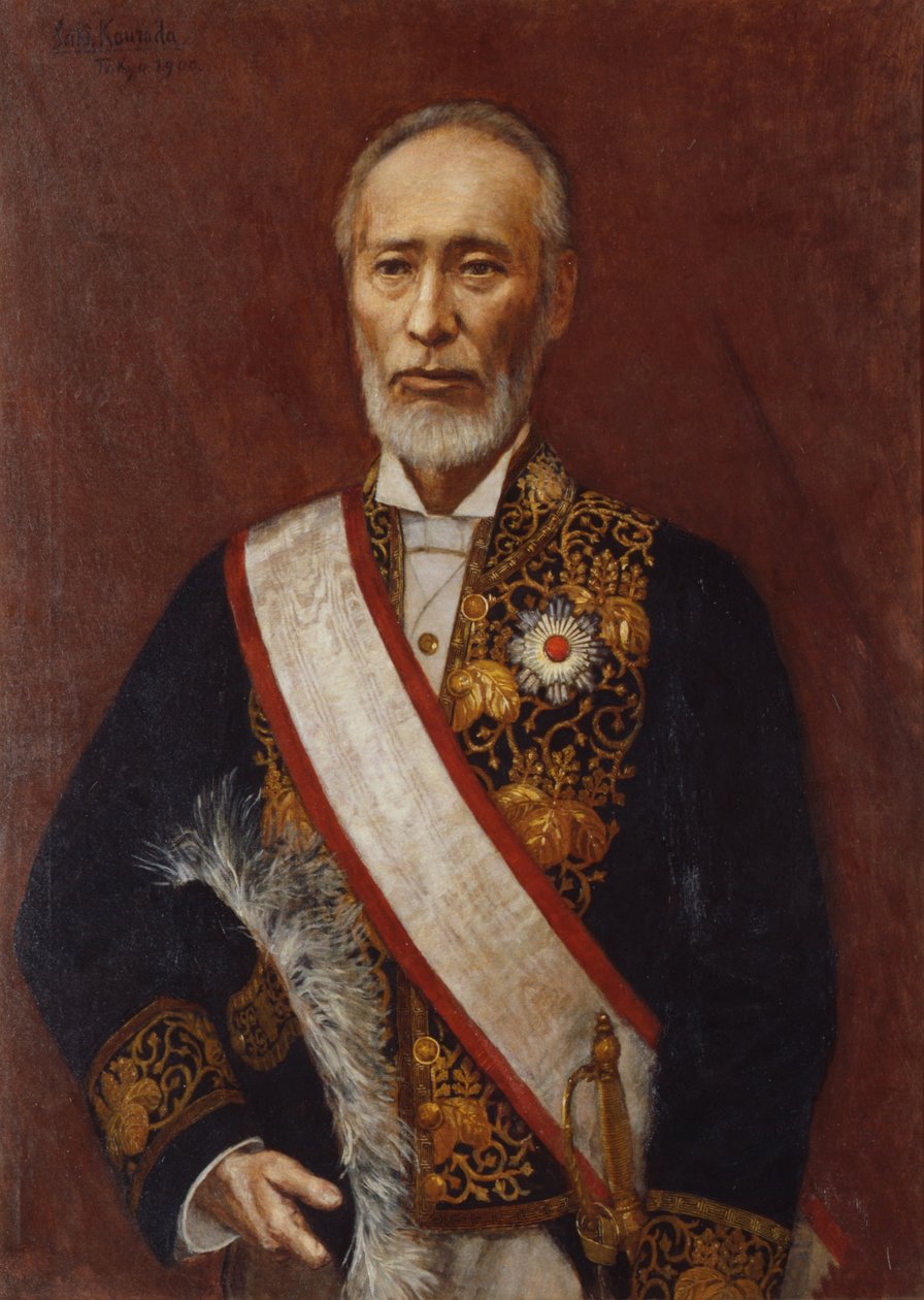 Portret Terajimy Munenori autorstwa Kuroda Seiki