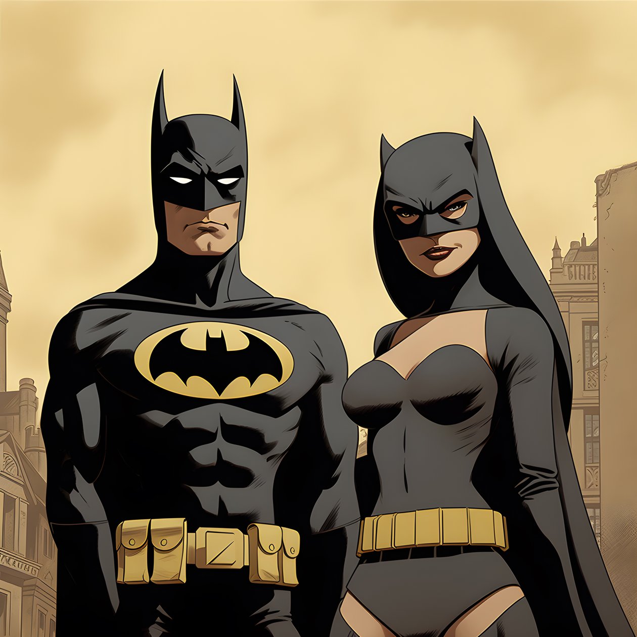 Batman i Kobieta-Kot 4 autorstwa Kurt Heppke