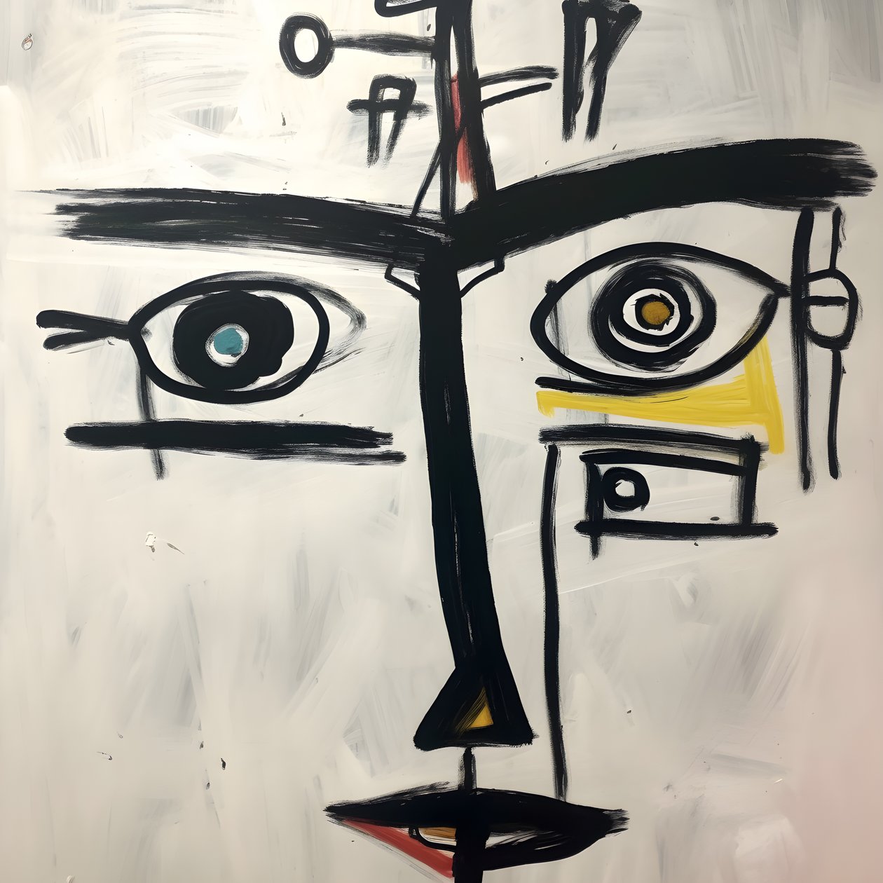 Twarz z 3 oczami 1 autorstwa Kurt Heppke