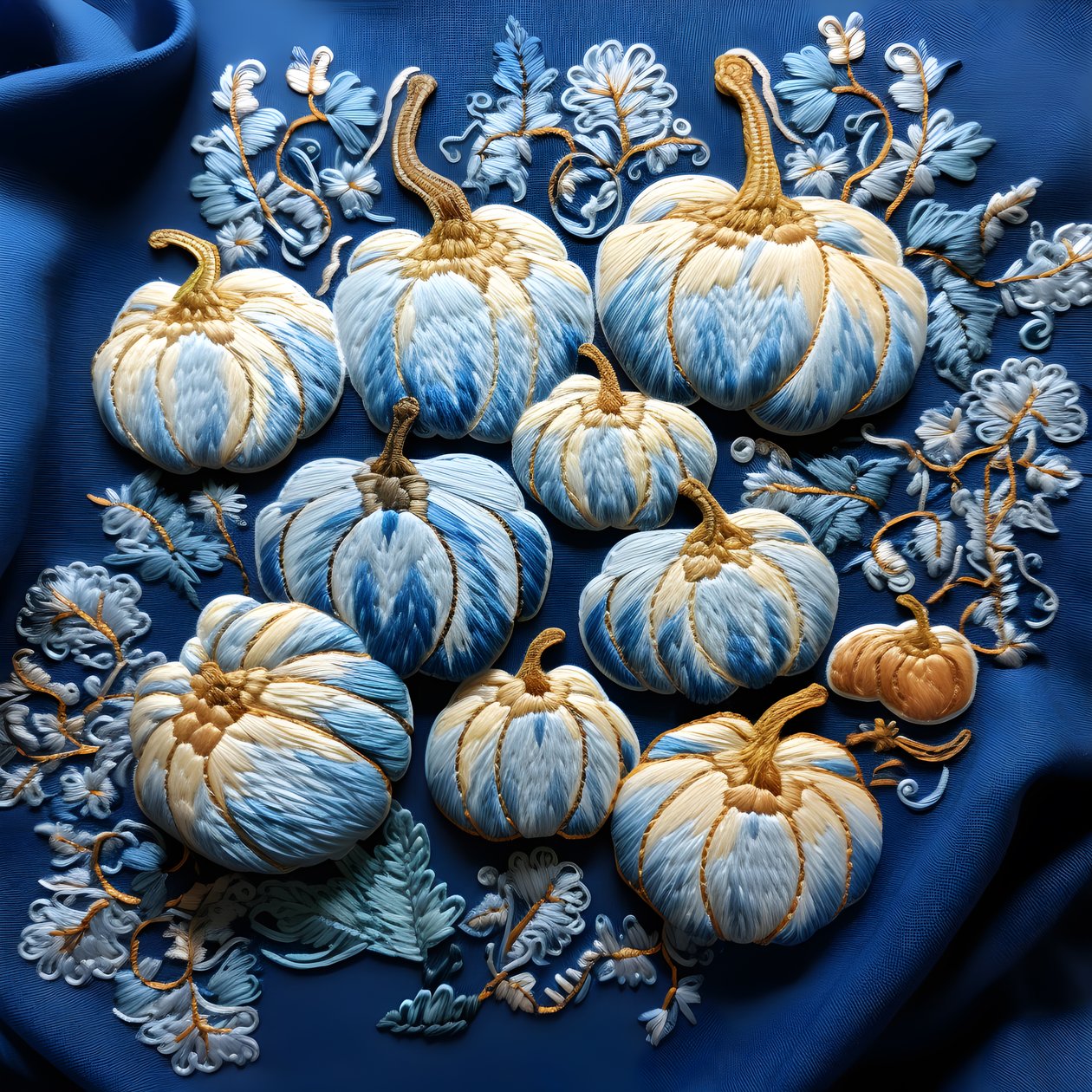 Naklejkaeikubisse w Blautoenen 1 autorstwa Kurt Heppke