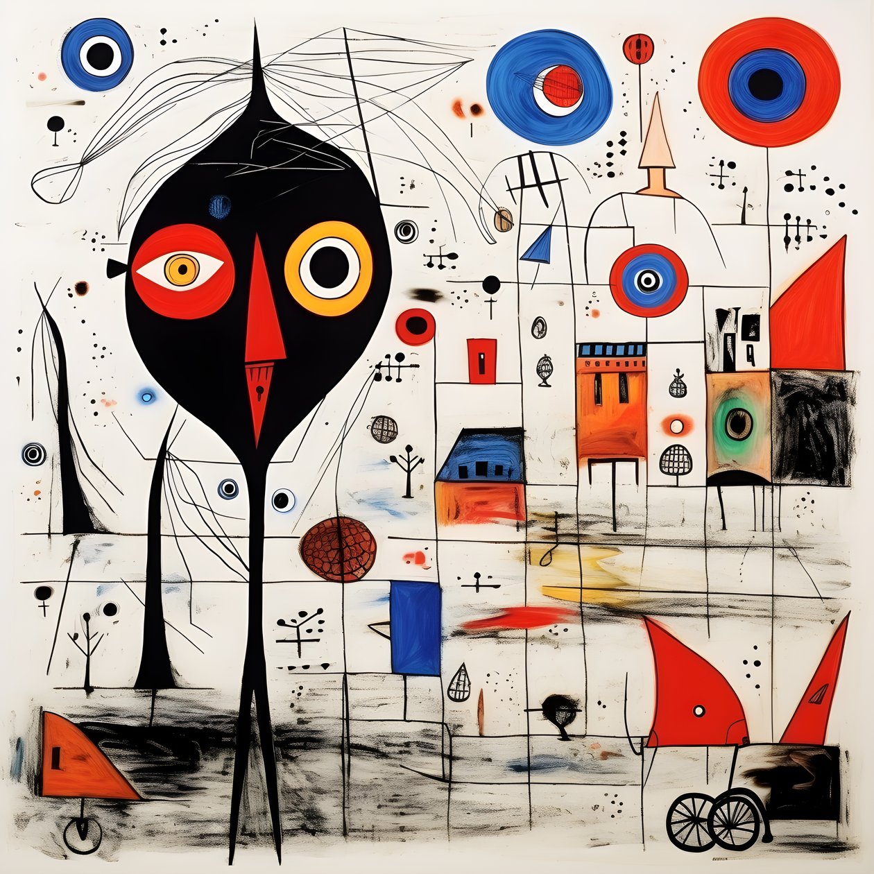 Surrealistyczne ilustracje Joana Miró. 2 autorstwa Kurt Heppke