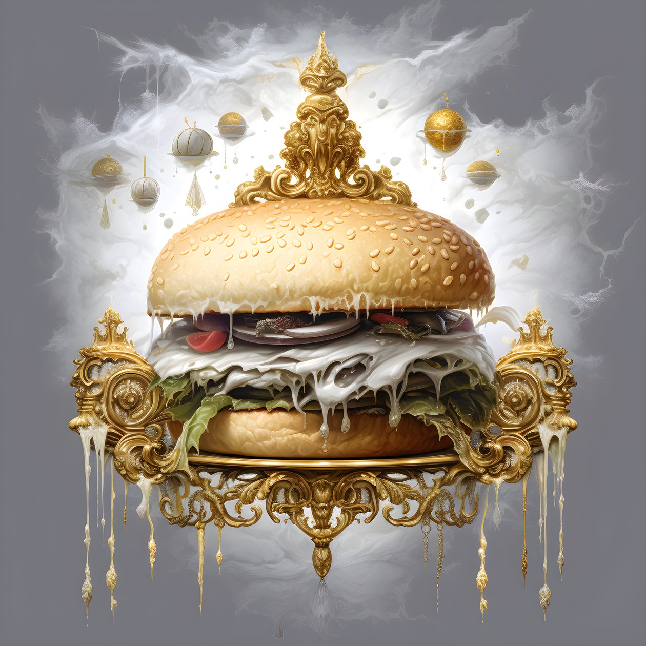 burger z białego marmuru 1 autorstwa Kurt Heppke