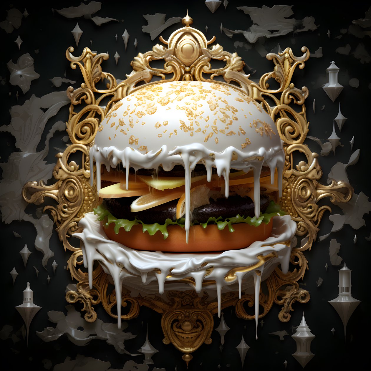 burger z białego marmuru 4 autorstwa Kurt Heppke