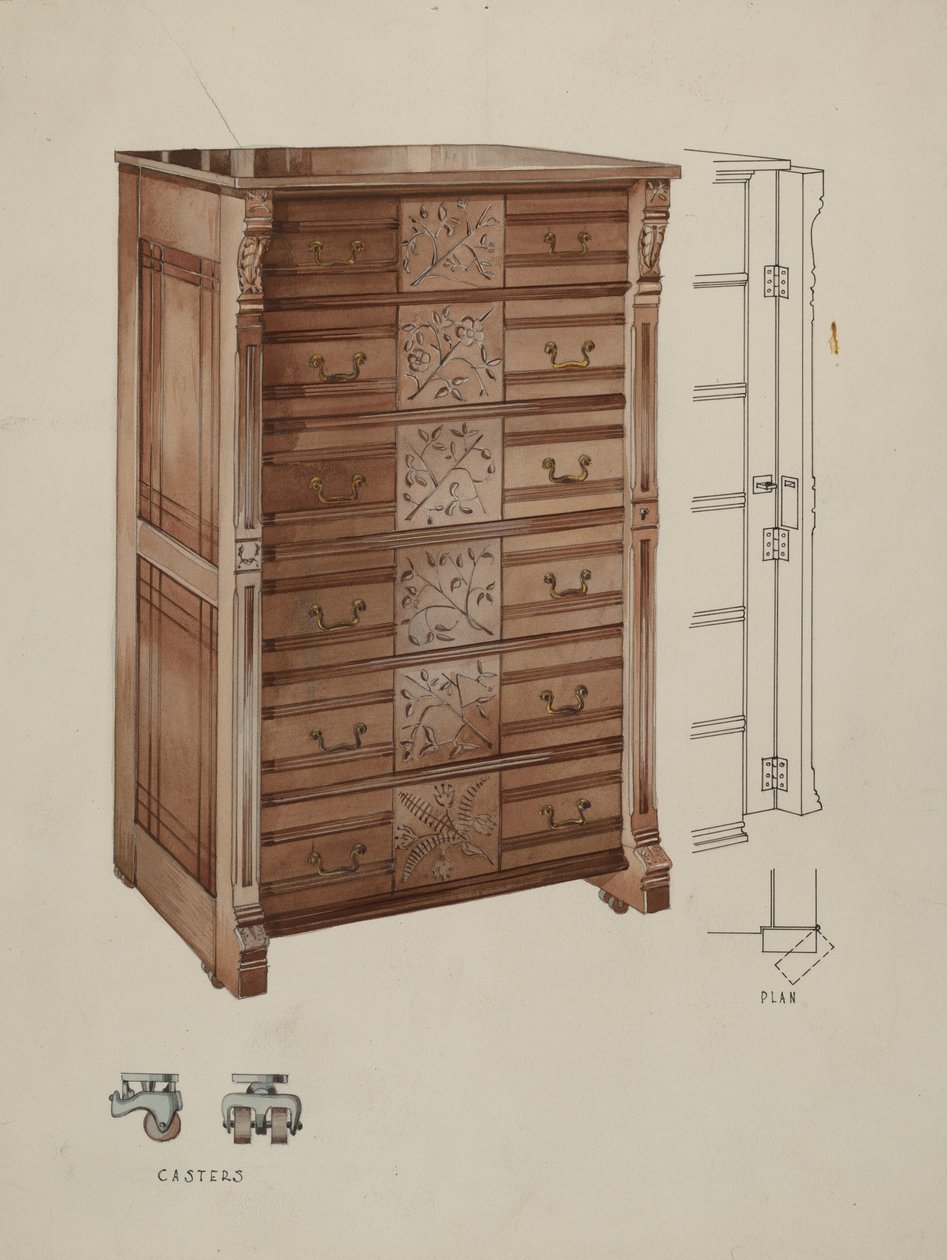 Highboy, ok. 1936. autorstwa Kurt Melzer