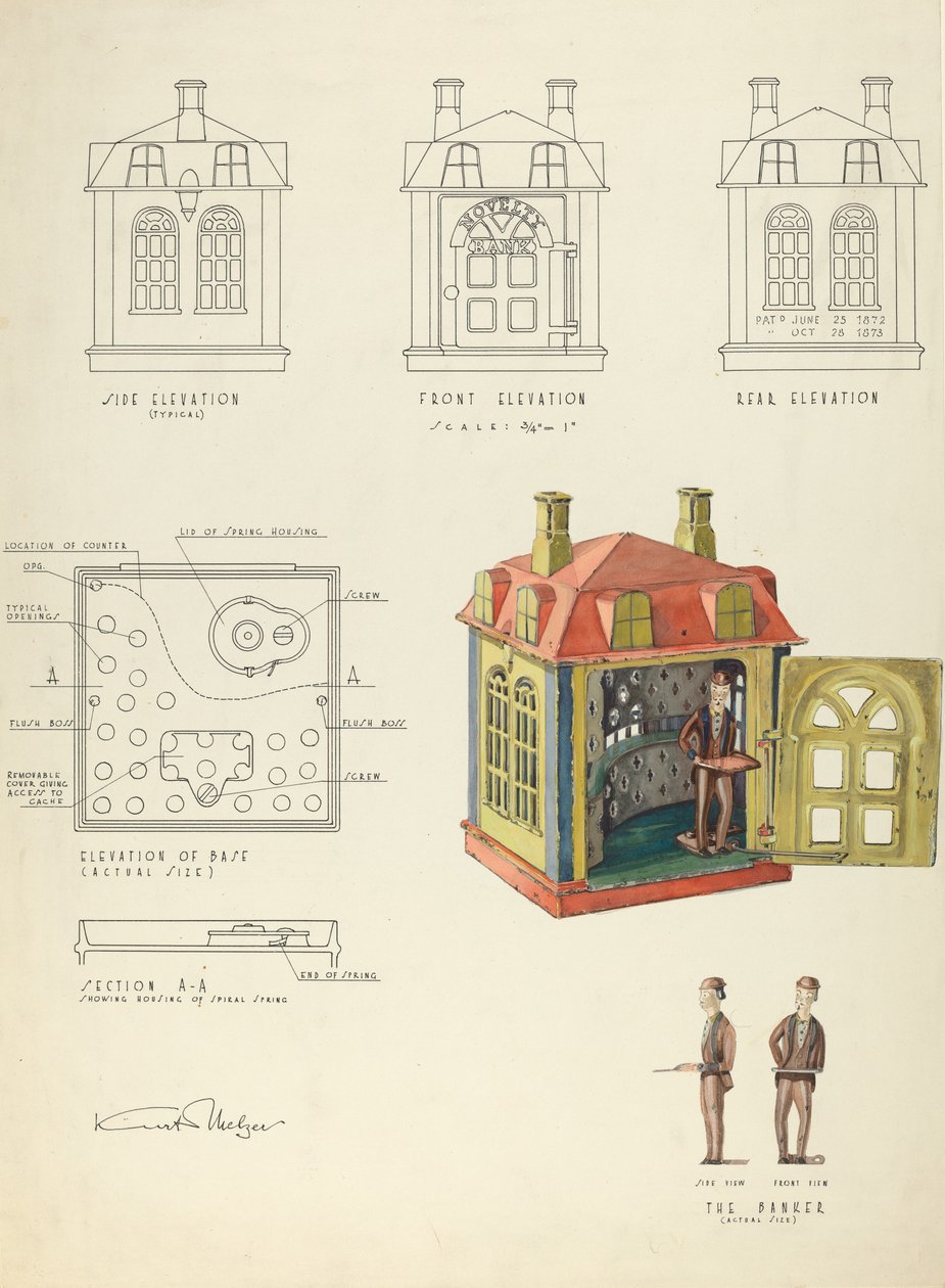 Bank zabawek, 1935-1942. autorstwa Kurt Melzer