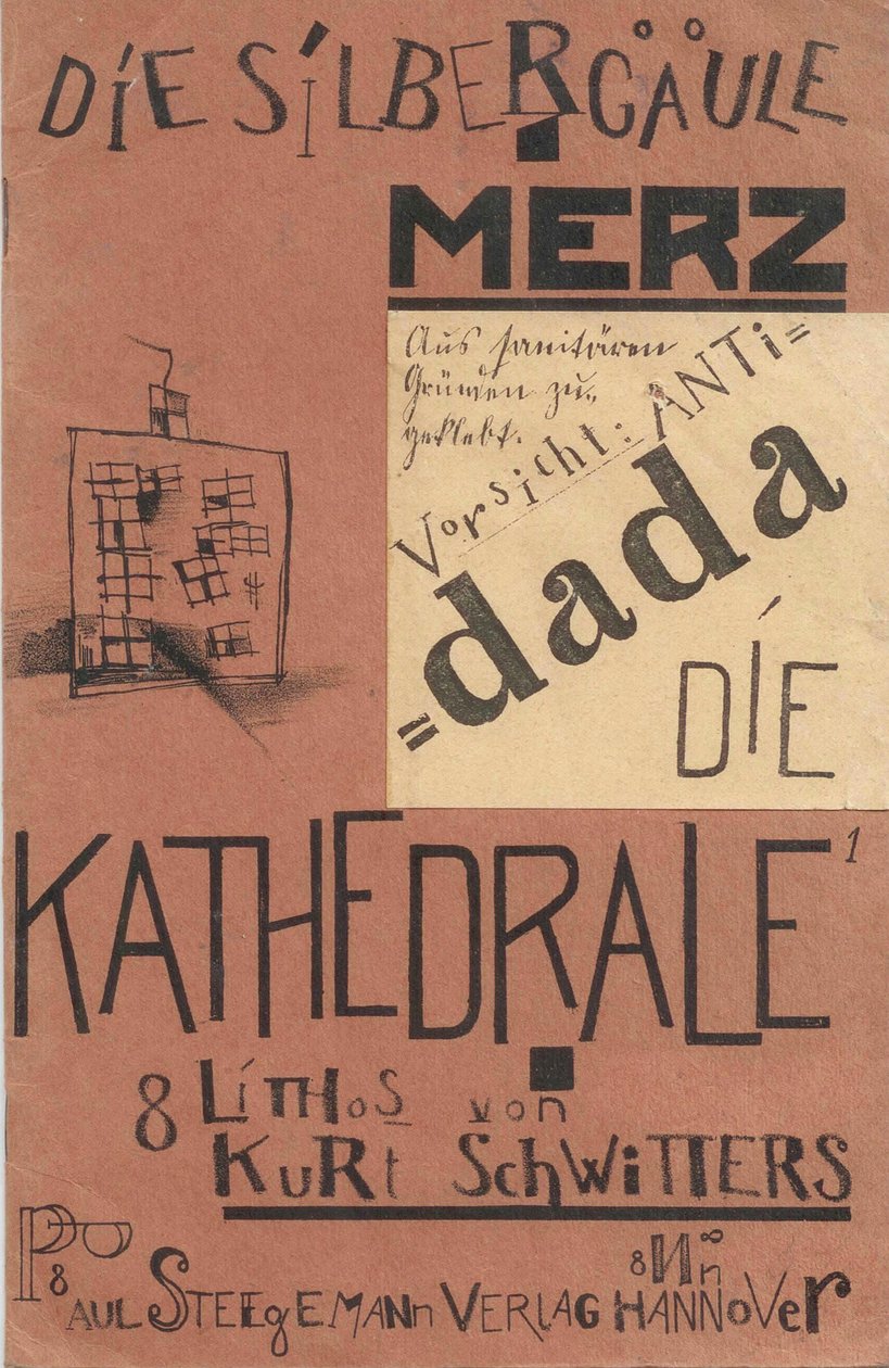 Katedra. Srebrny Koń, 1920. autorstwa Kurt Schwitters