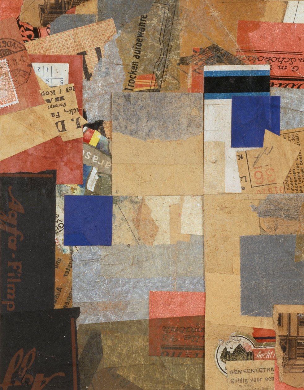 Fernspr. MZ 26,53, 1926 autorstwa Kurt Schwitters