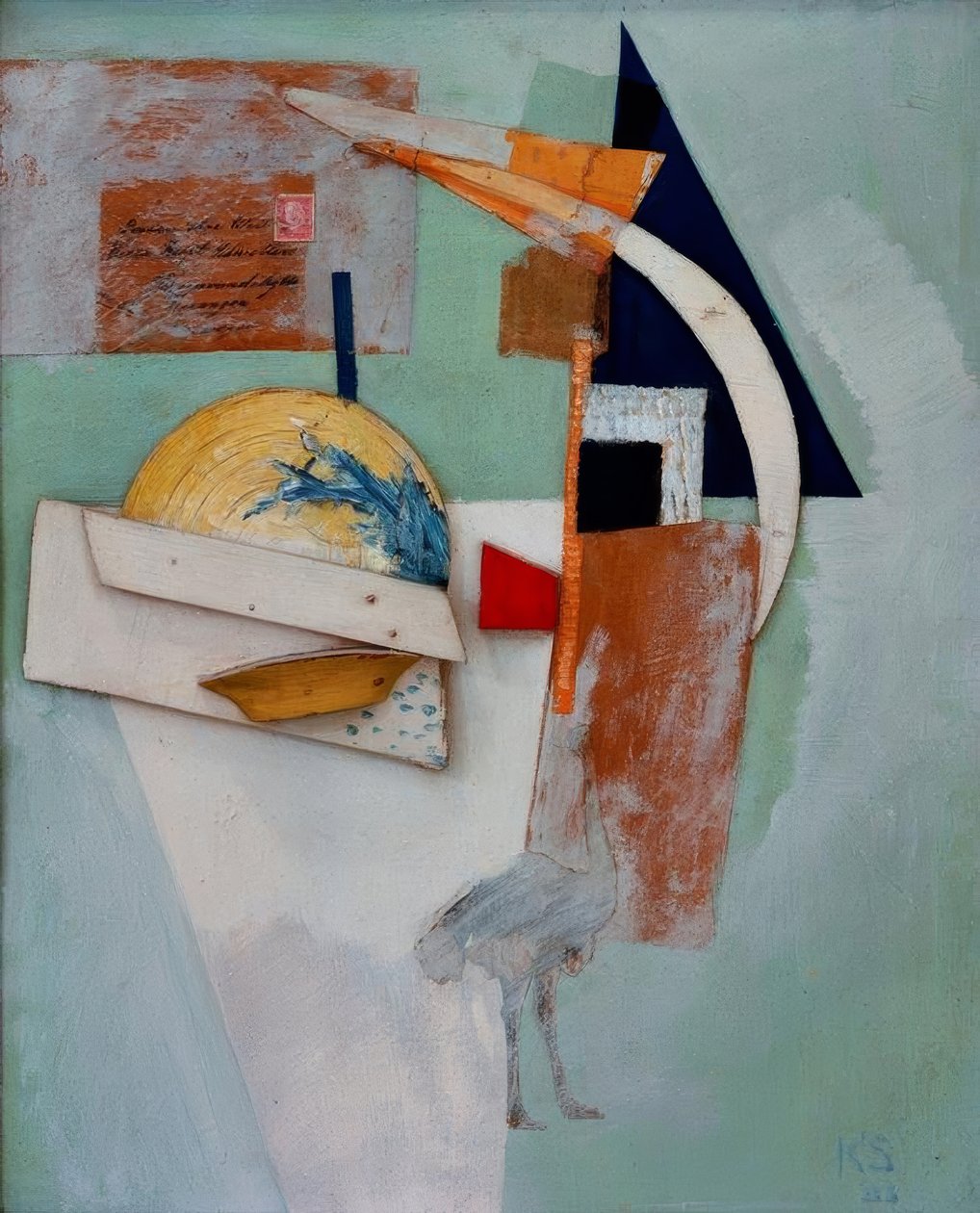Halbmond Ugelvik autorstwa Kurt Schwitters
