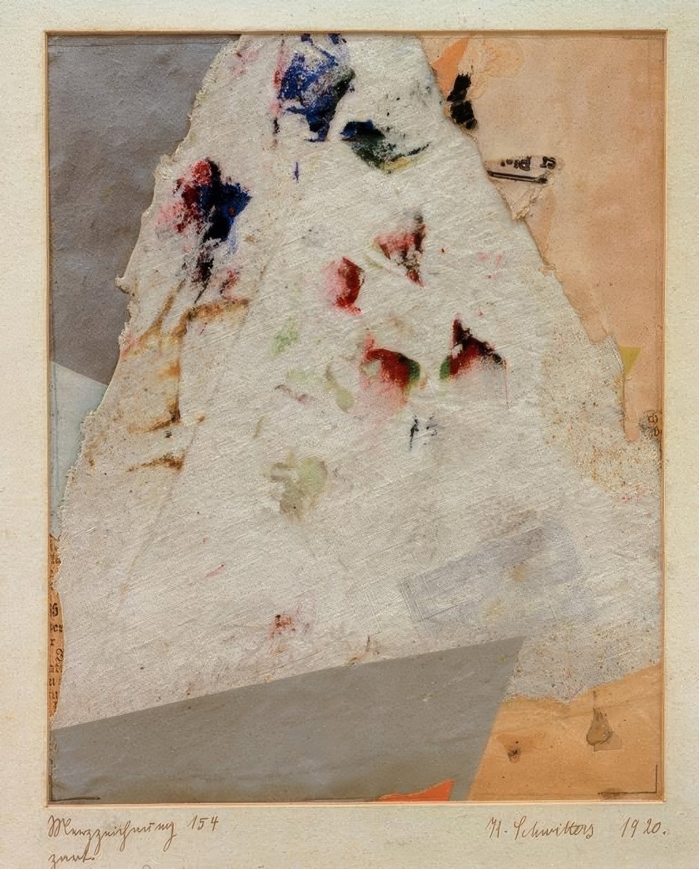 Merz rysunek 154 przetarg autorstwa Kurt Schwitters