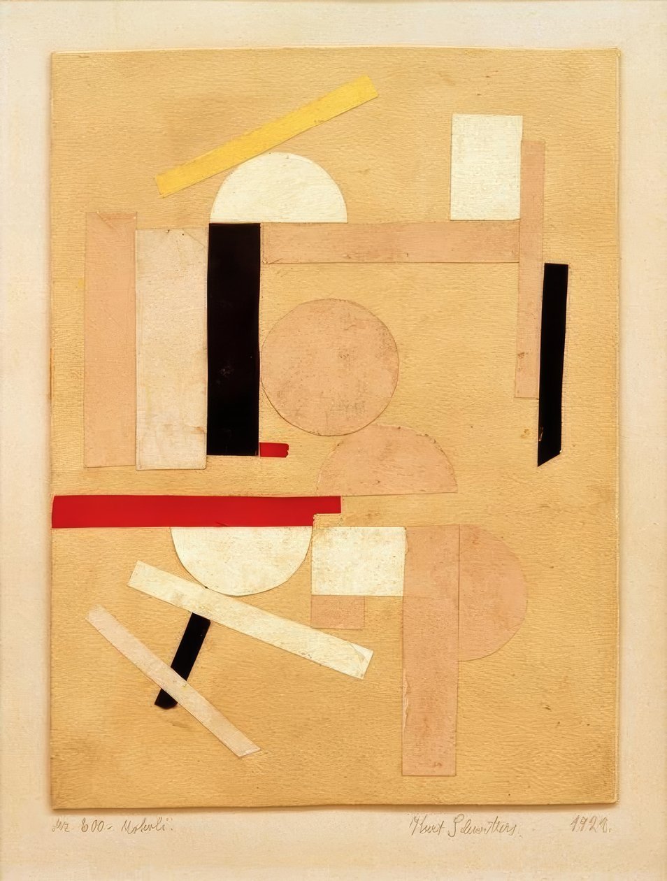 Mz. 600. Moholi. autorstwa Kurt Schwitters