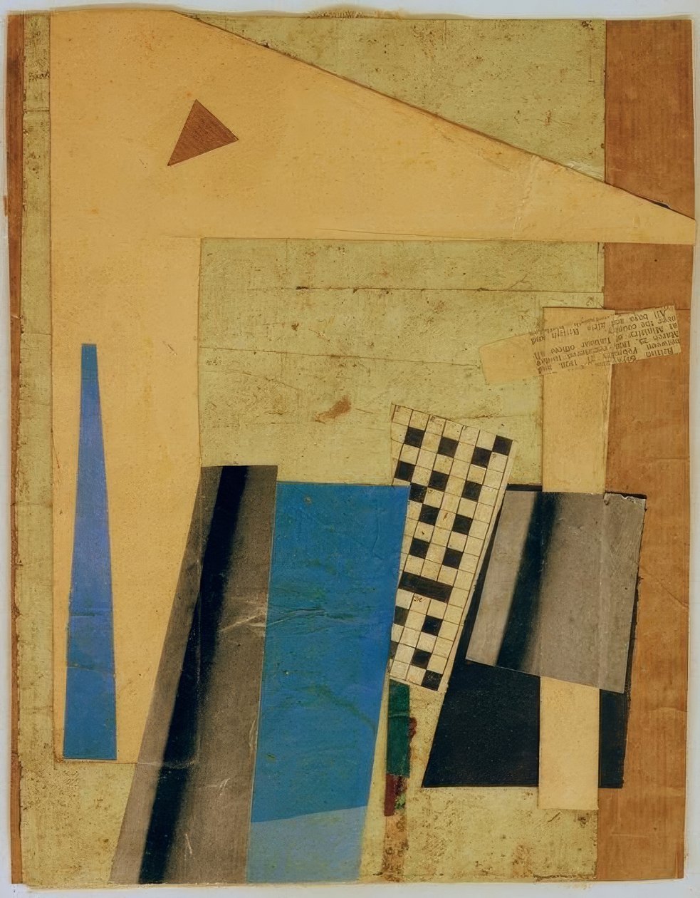 Bez tytułu (krzyżówka) autorstwa Kurt Schwitters