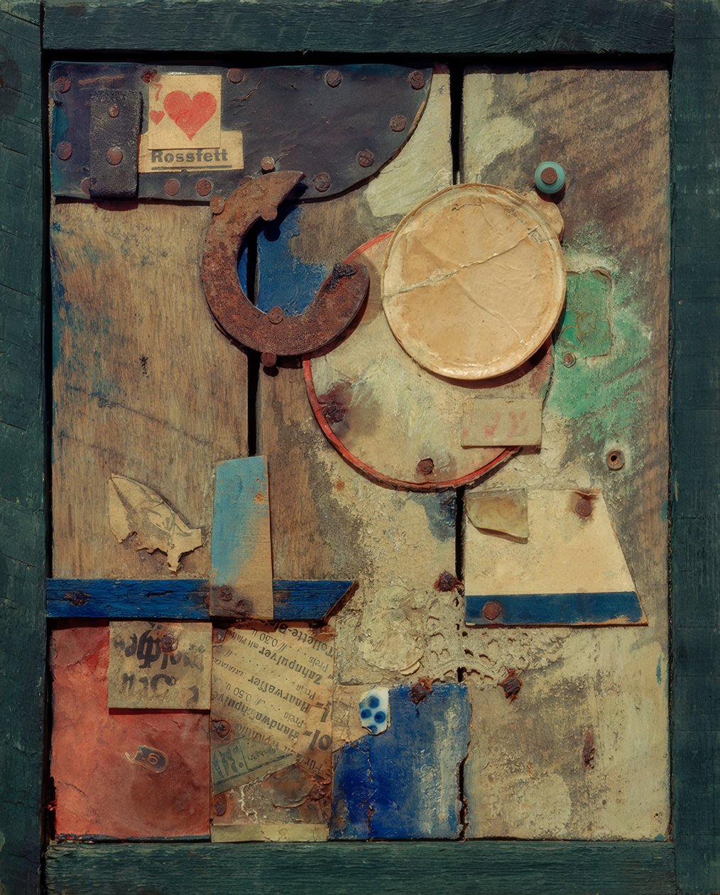 Bez tytułu (Merzbild Rossfett) autorstwa Kurt Schwitters
