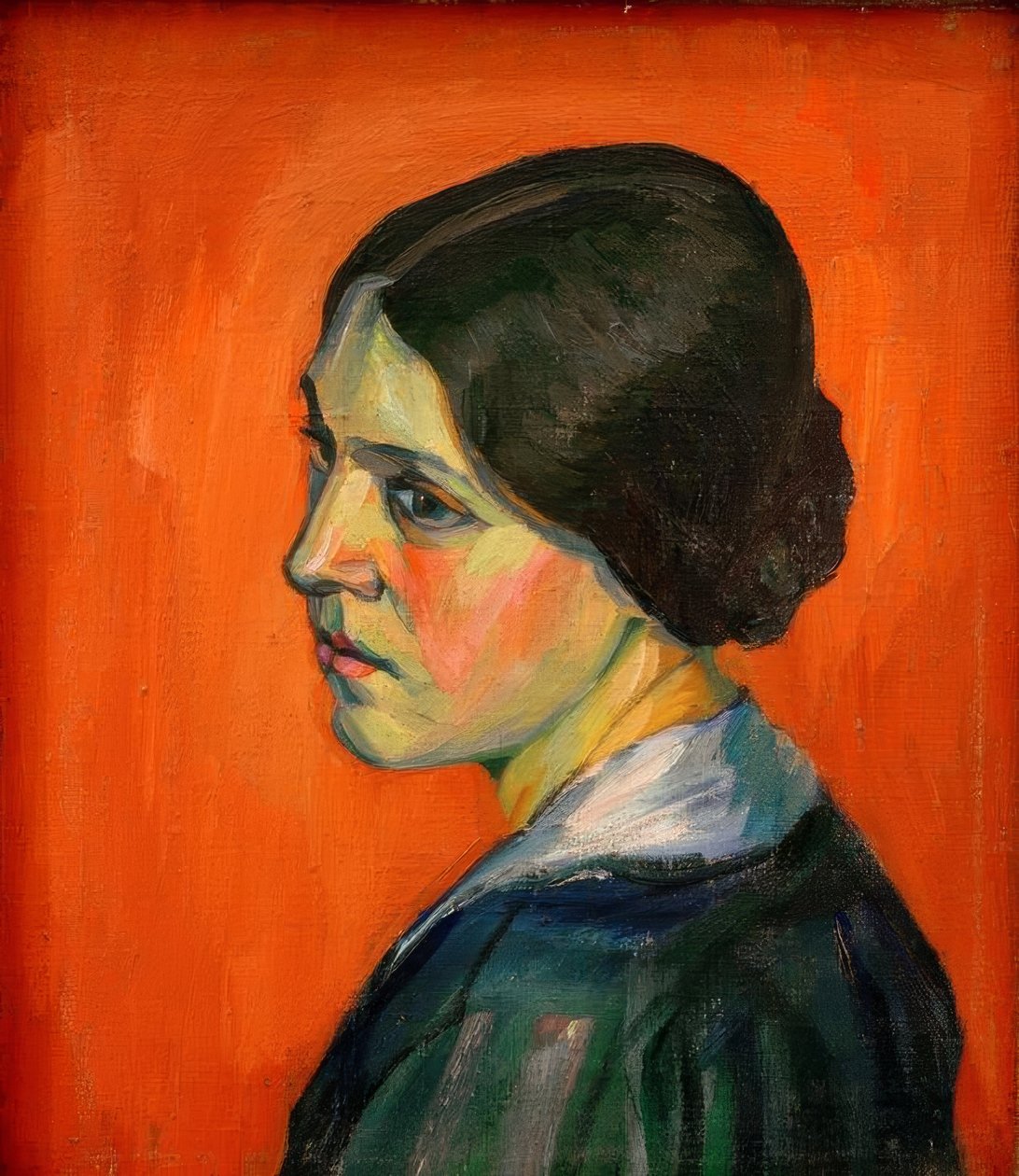 Bez tytułu (portret Helmy Schwitters) autorstwa Kurt Schwitters