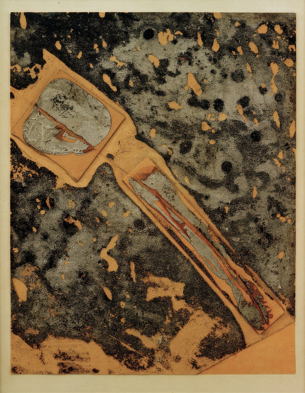 Bez tytułu (srebrny) autorstwa Kurt Schwitters