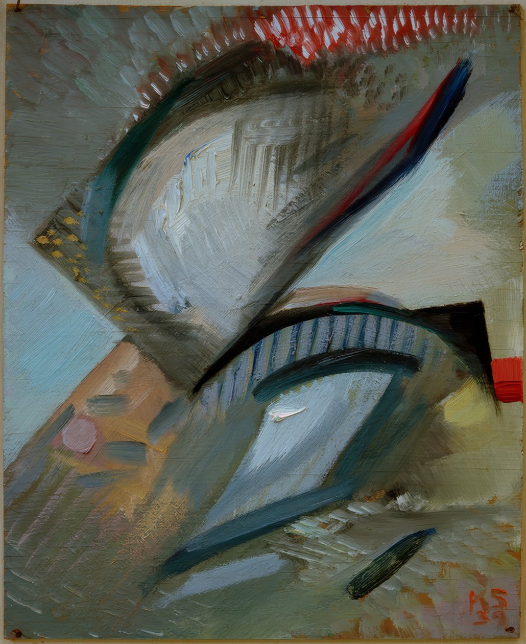 Bez tytułu (zygzak) autorstwa Kurt Schwitters