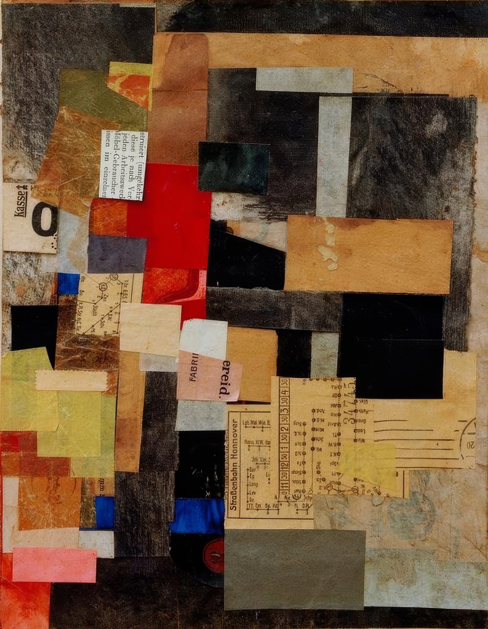 Bez tytułu (ereid.) autorstwa Kurt Schwitters