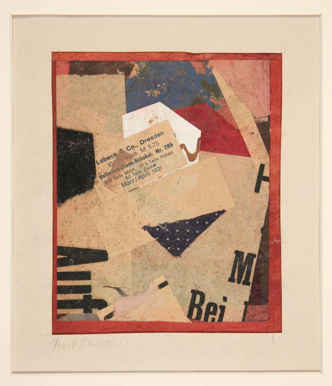Bez tytułu [Lobeck & Co., Drezno] autorstwa Kurt Schwitters