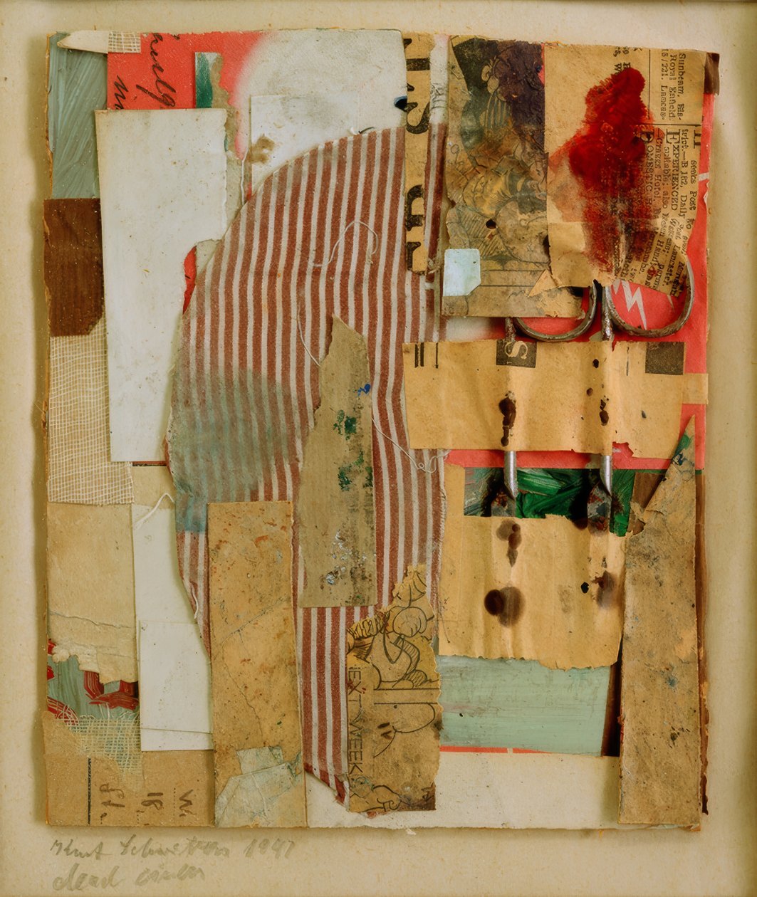 martwe nożyce autorstwa Kurt Schwitters