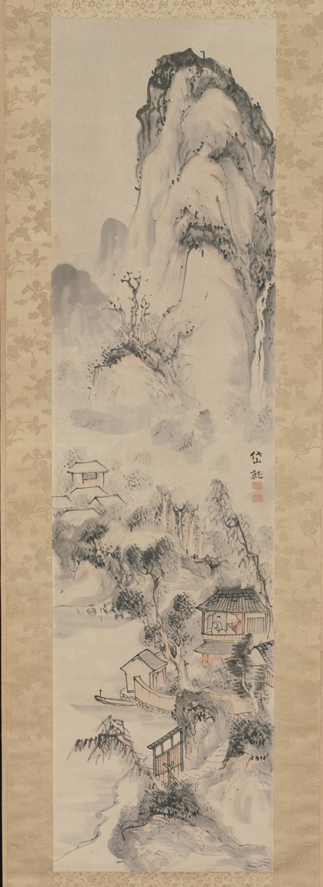 Krajobraz, XVIII wiek. autorstwa Kushiro Unsen