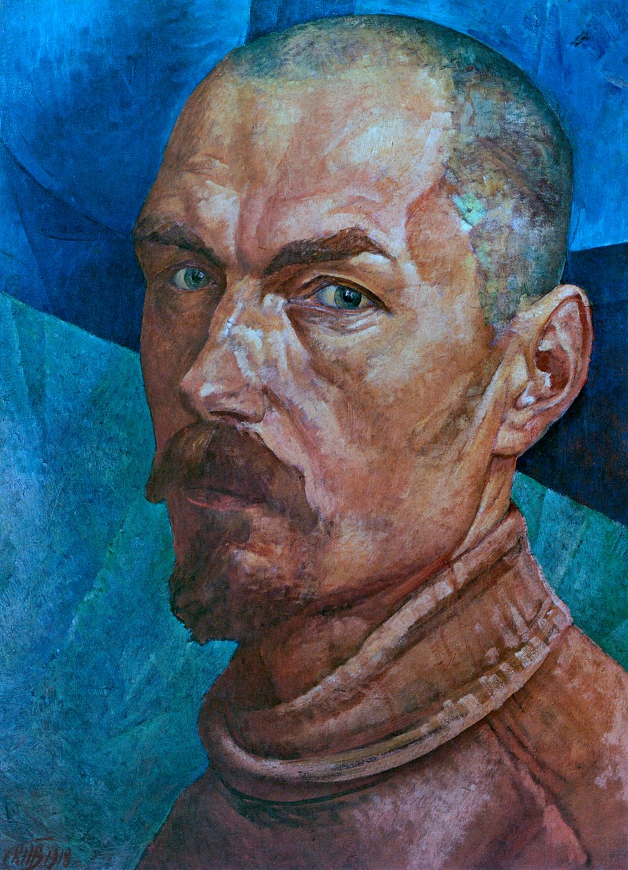 „Autoportret”, 1918 r. autorstwa Kuz