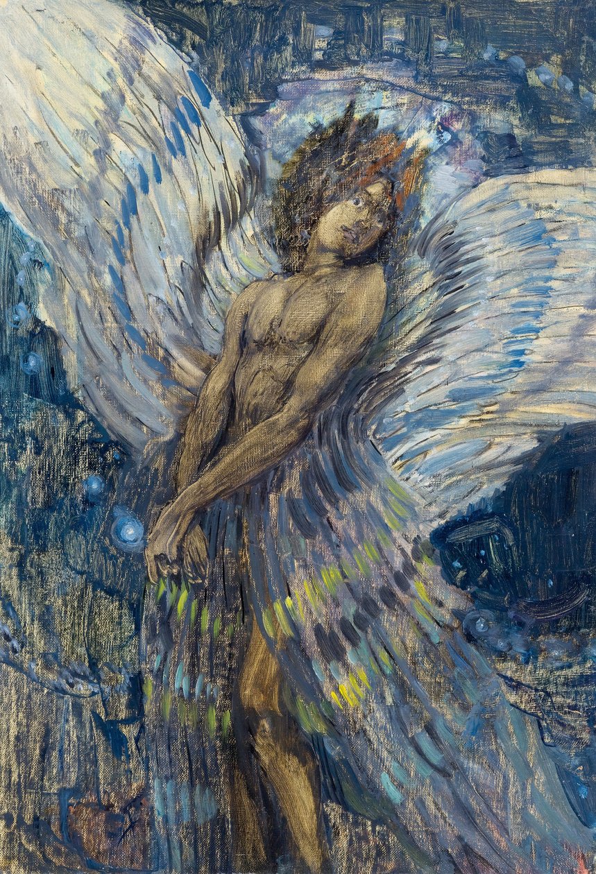 Demon, 1904. autorstwa Kuzma Sergeevich Petrov Vodkin