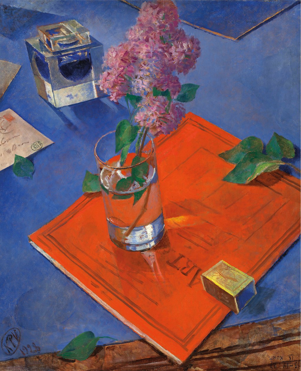Martwa natura z bzem, 1928. autorstwa Kuzma Sergeevich Petrov Vodkin
