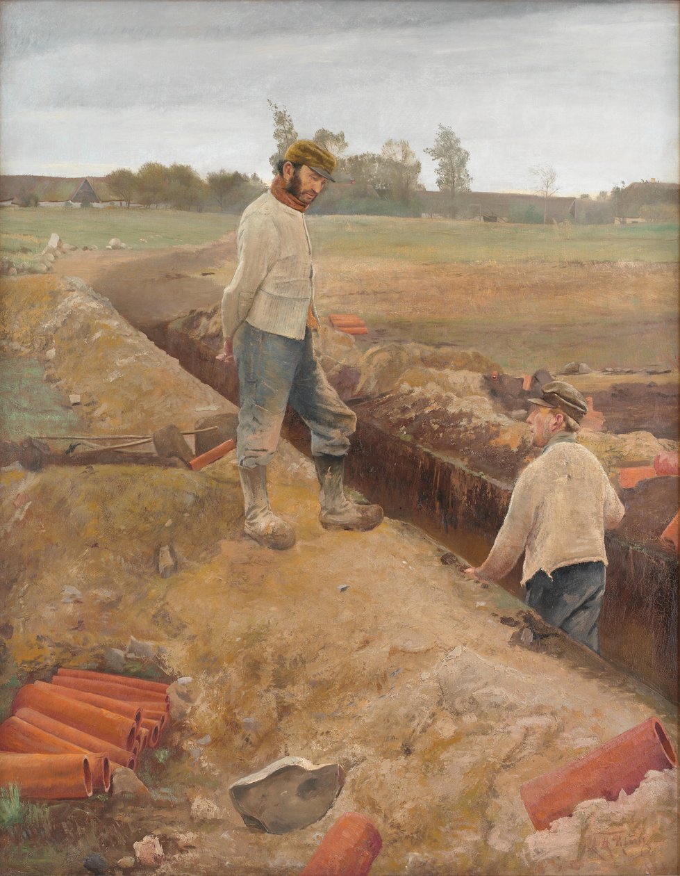Koparki odwadniające autorstwa Laurits Andersen Ring