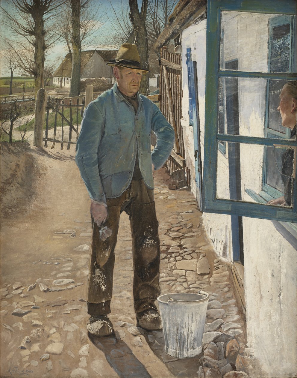 Bielenie Starego Domu autorstwa Laurits Andersen Ring