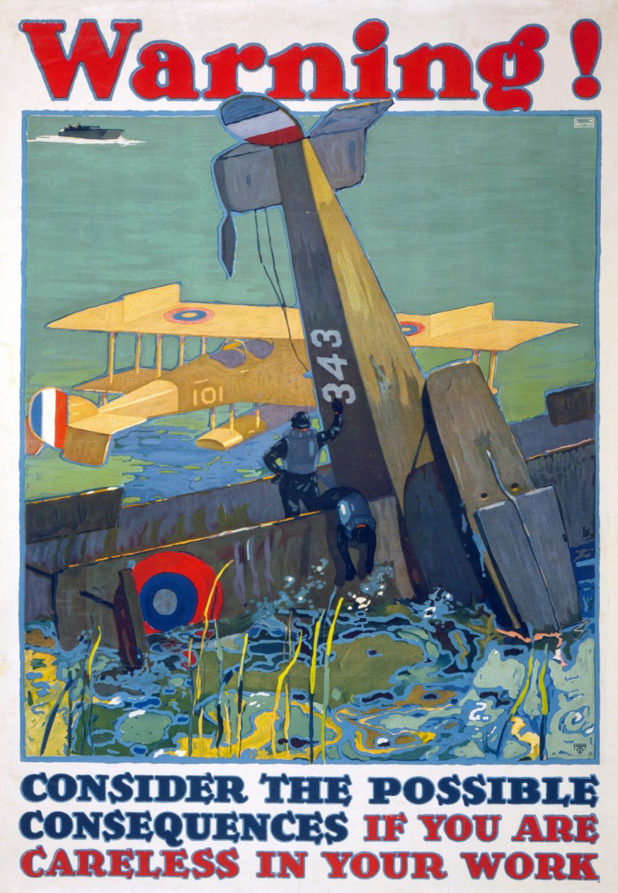 Ostrzeżenie!, 1917 autorstwa L.N. Britton