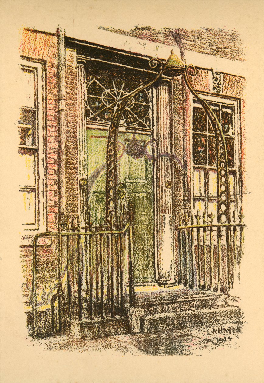Brama Królowej Anny, Londyn, 1924. autorstwa L. A. Hayes