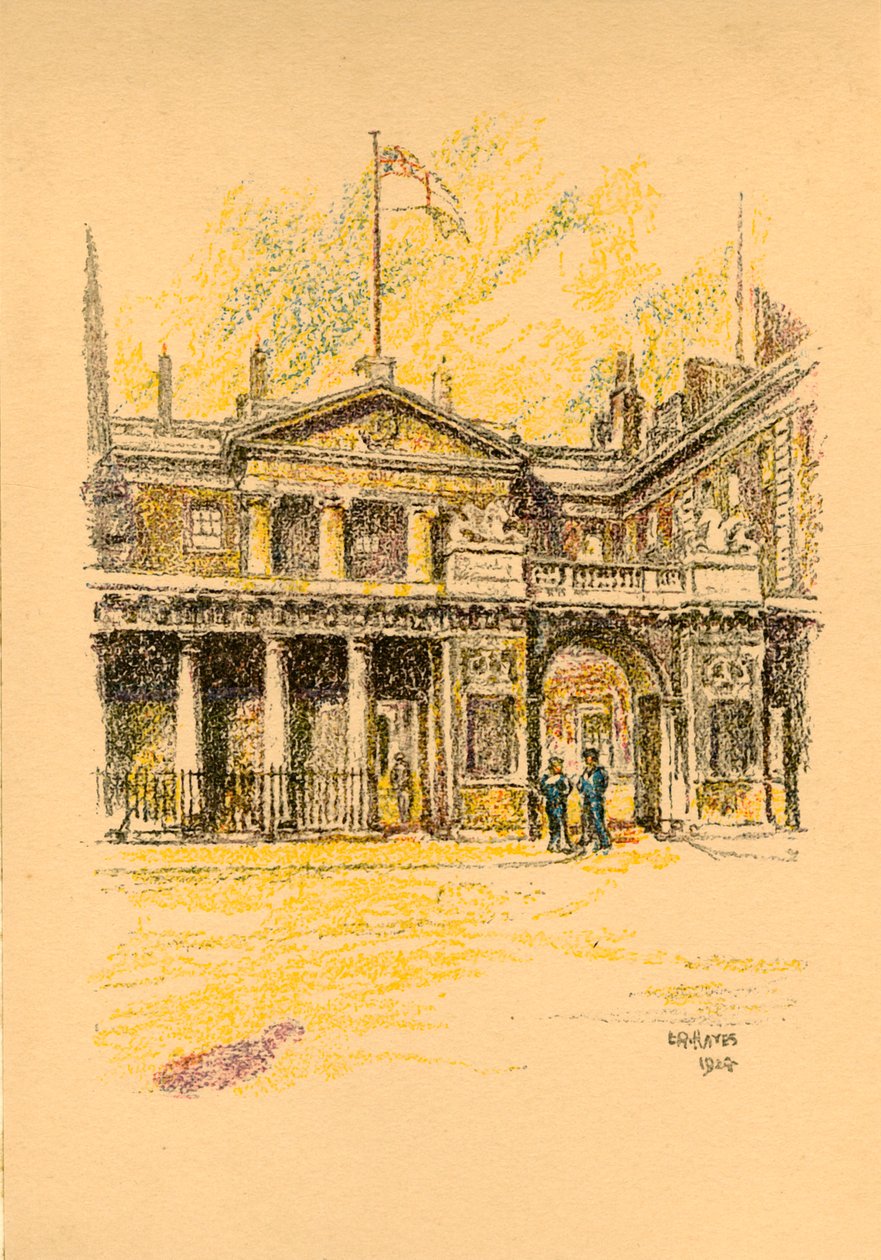 Admiralicja, Whitehall, Londyn, 1924. autorstwa L. A. Hayes