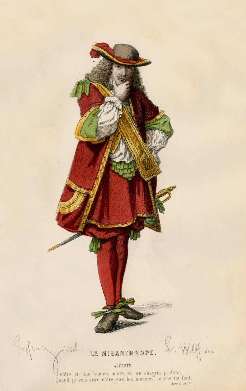 Alceste, 1868. autorstwa L. Wolff