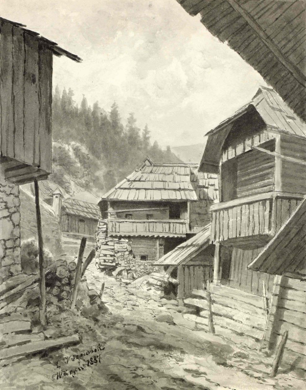 Motyw z Podkoren YYYN autorstwa Ladislav Benesch