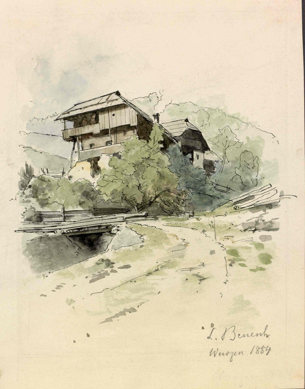 Motyw z Podkorenan autorstwa Ladislav Benesch