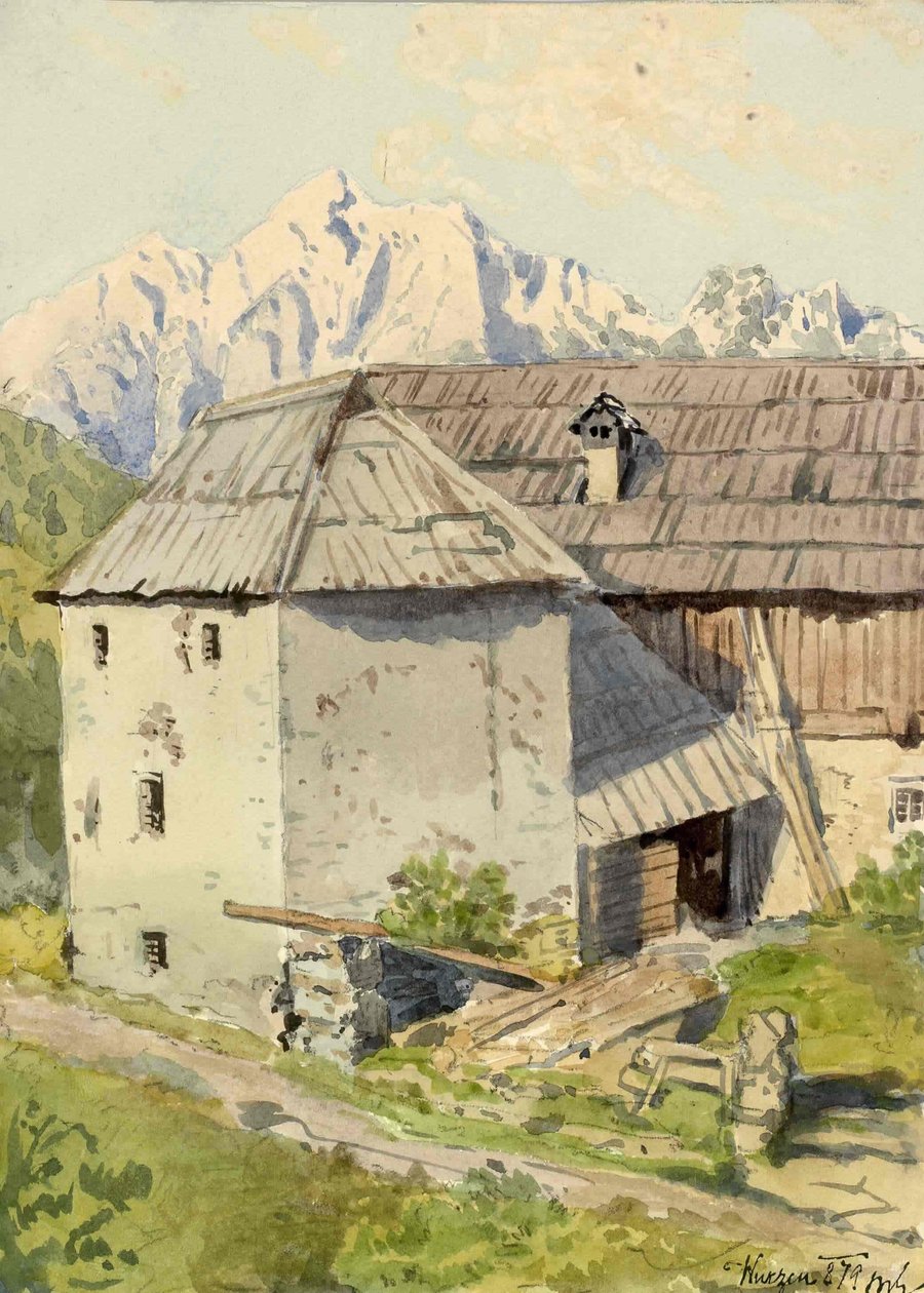 Podkoren z Ponco w tle autorstwa Ladislav Benesch