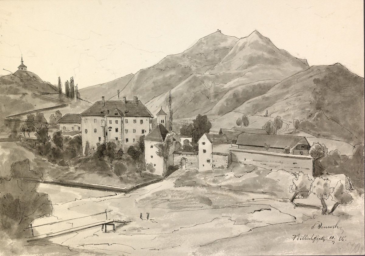 Polhov Gradec, dwór autorstwa Ladislav Benesch