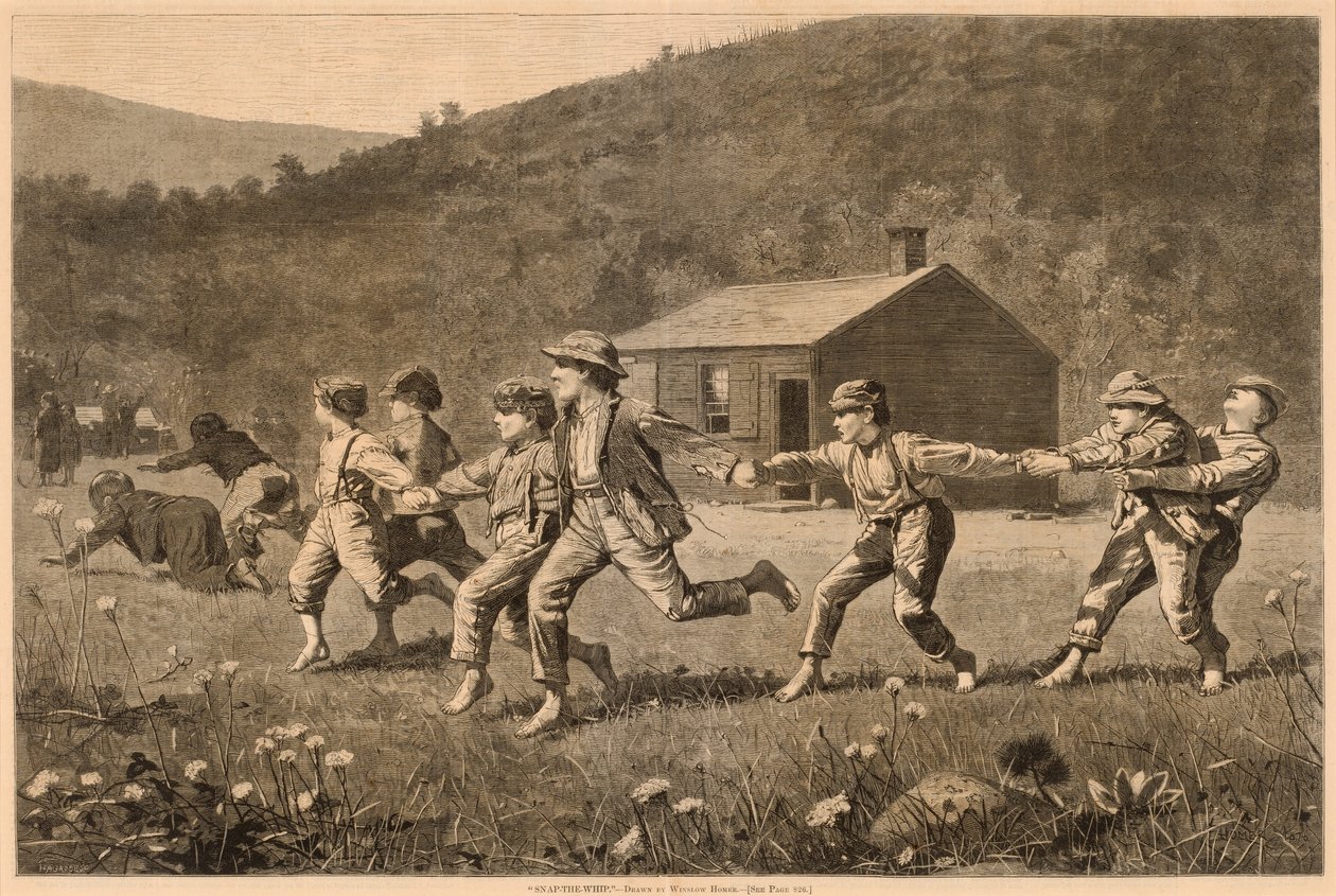 Łap-the-Whip autorstwa Lagarde after Winslow Homer