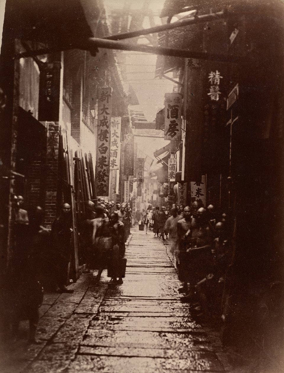 Commercial Street, Canton (recto) autorstwa Lai Fong (Afong Studio)
