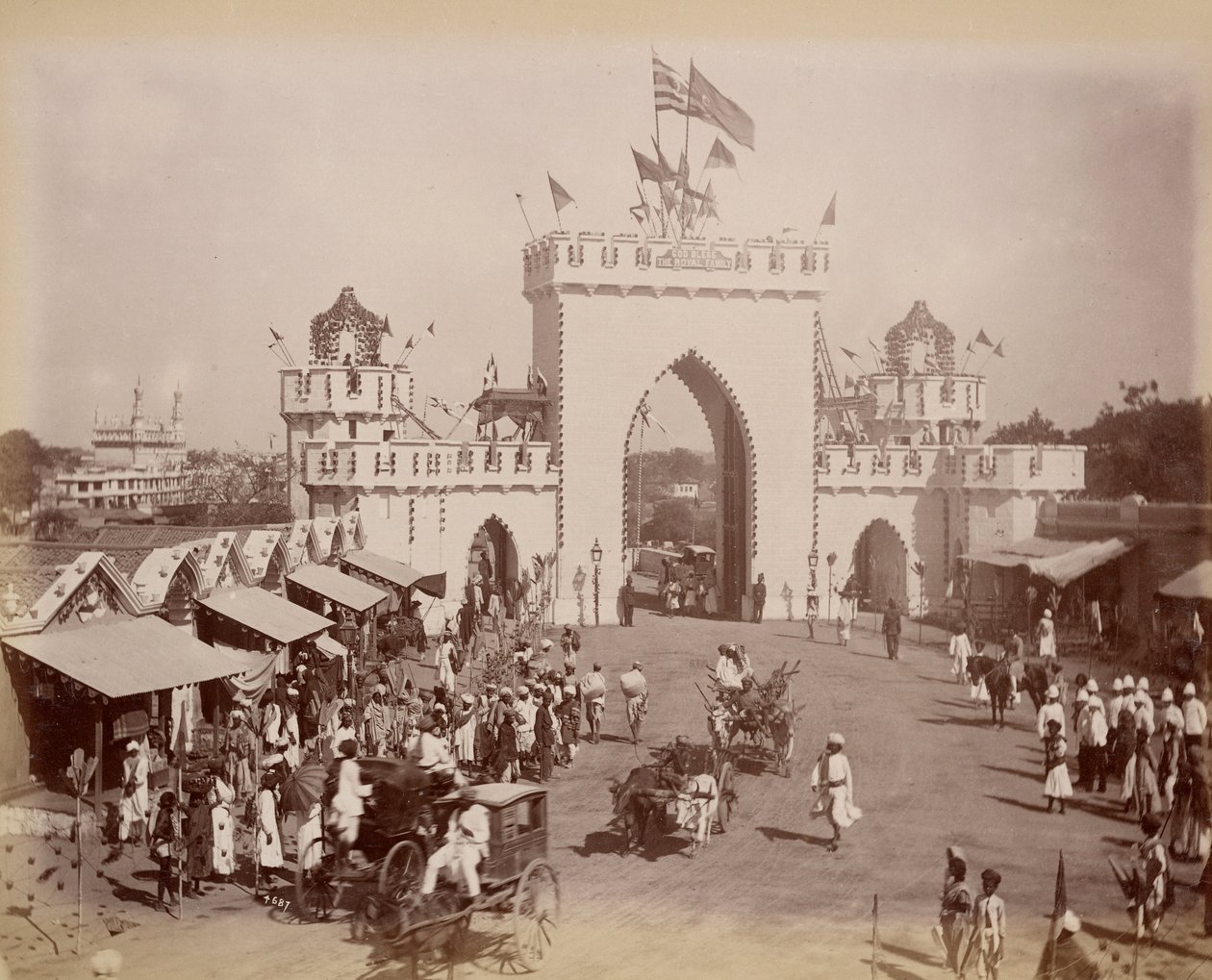 City Gate, Hyderabad autorstwa Lala Deen Dayal
