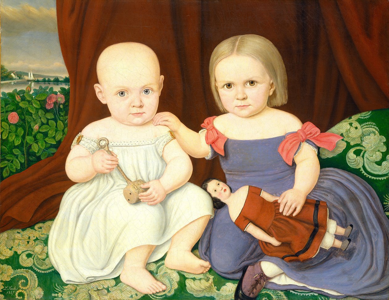Dzieci Herberta, 1857. autorstwa Lambert Sachs